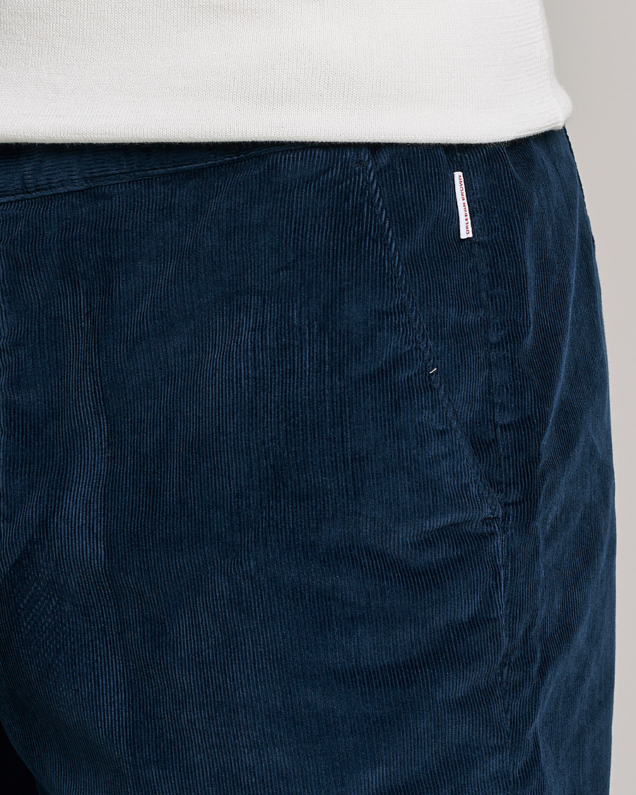 Herren | Shorts | Orlebar Brown | Bulldog Corduroy Drawcord Shorts Midnight Navy