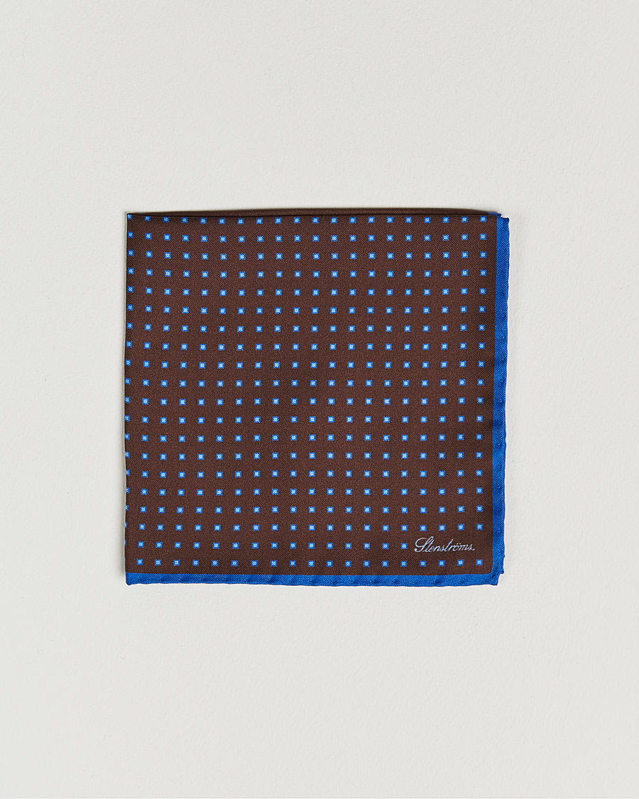 Herren | Einstecktücher | Stenströms | Silk Handkerchief Wine