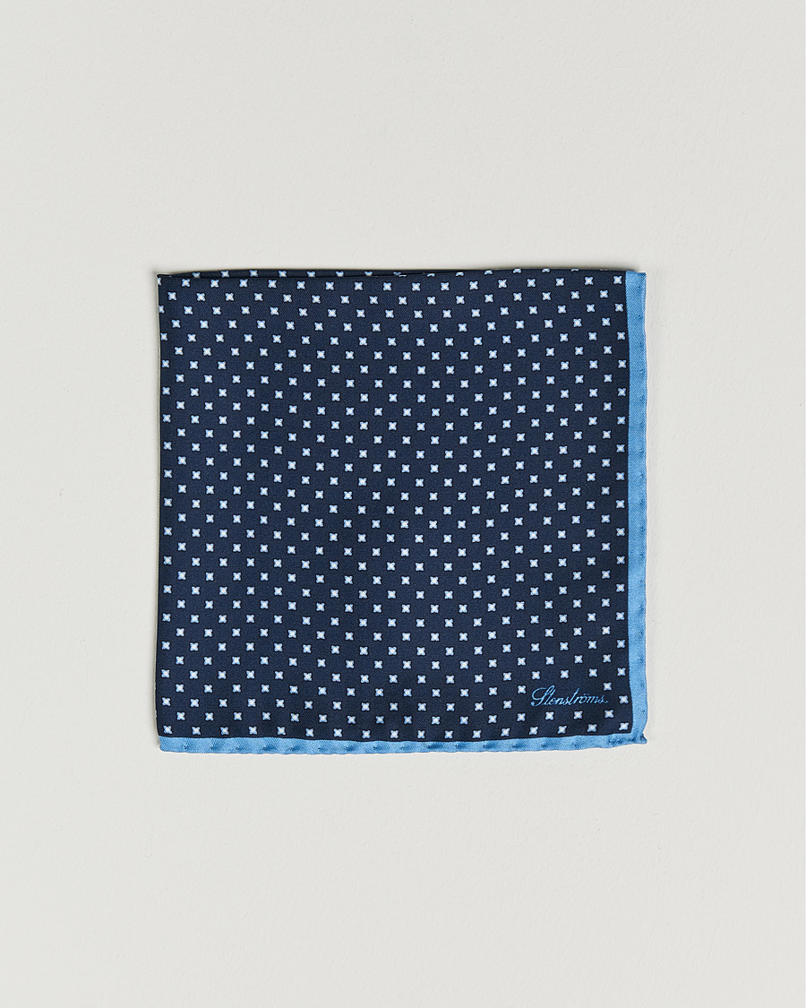 Herren | Stenströms Silk Handkerchief Dark Blue | Stenströms | Silk Handkerchief Dark Blue