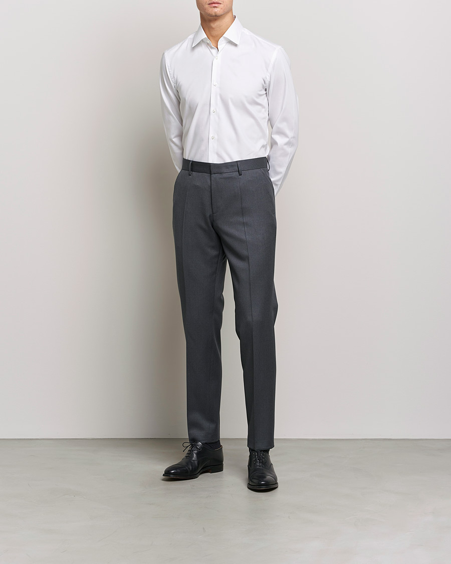 Herren | Hemden | BOSS BLACK | Hank Slim Fit Shirt White