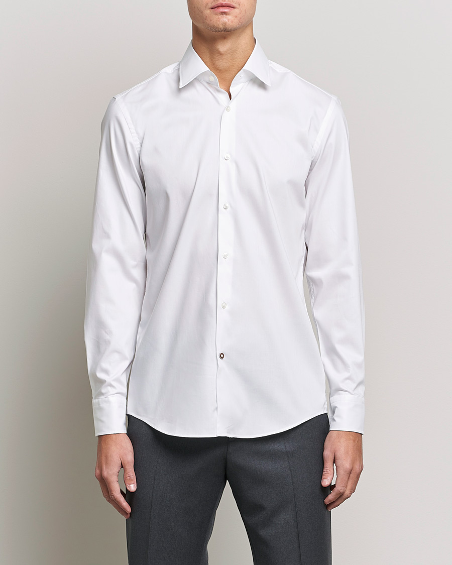 Herren | Formelle Hemden | BOSS BLACK | Hank Slim Fit Shirt White