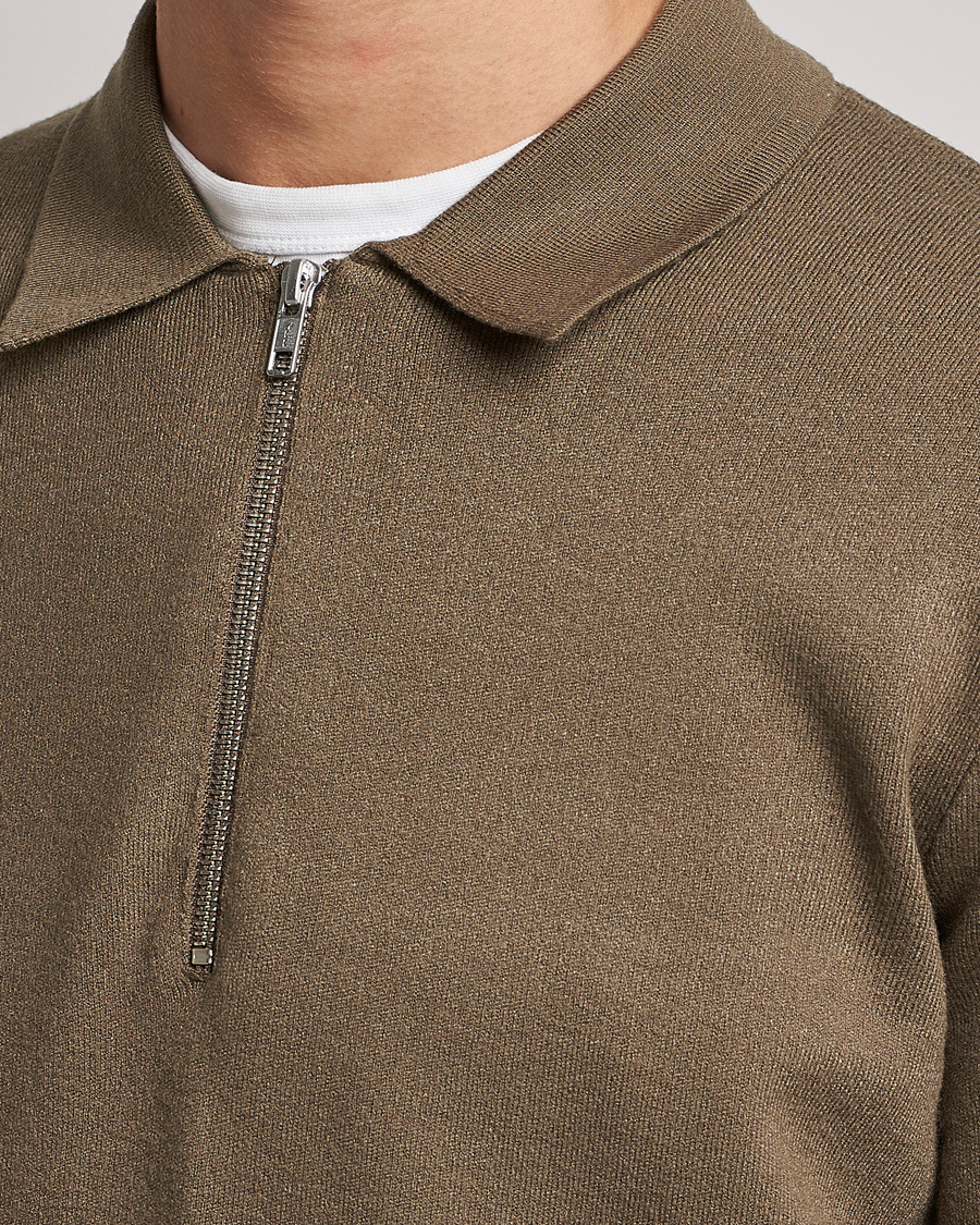 Herren | Pullover | Samsøe Samsøe | Samsøe & Samsøe Guna Half Zip Stone Grey