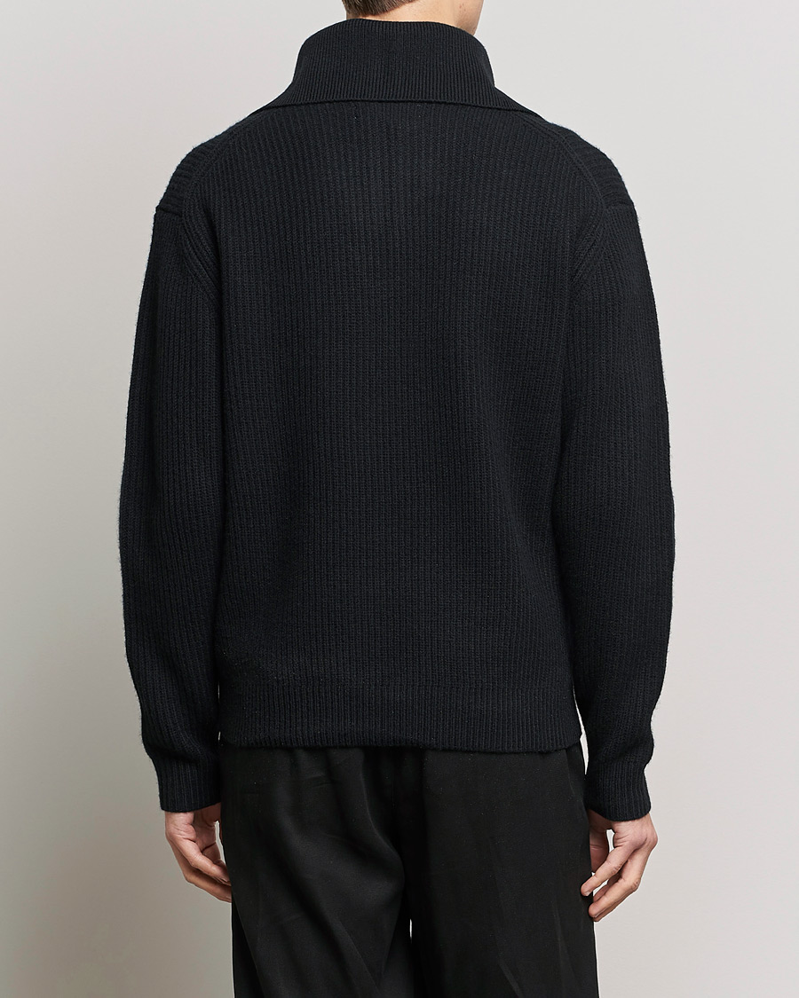 Herren | Pullover | Samsøe Samsøe | Samsøe & Samsøe Logan Zip Turtle Neck Black