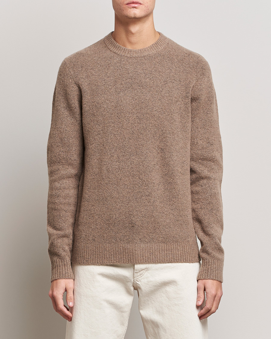 Herren | Pullover | Samsøe Samsøe | Samsøe & Samsøe Butler Yak Crew Neck Stone Grey