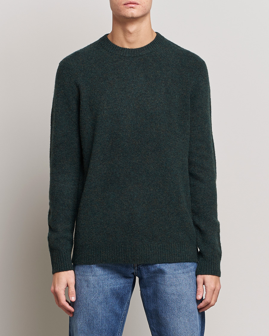 Herren | Pullover | Samsøe Samsøe | Samsøe & Samsøe Butler Yak Crew Neck Rain Forest