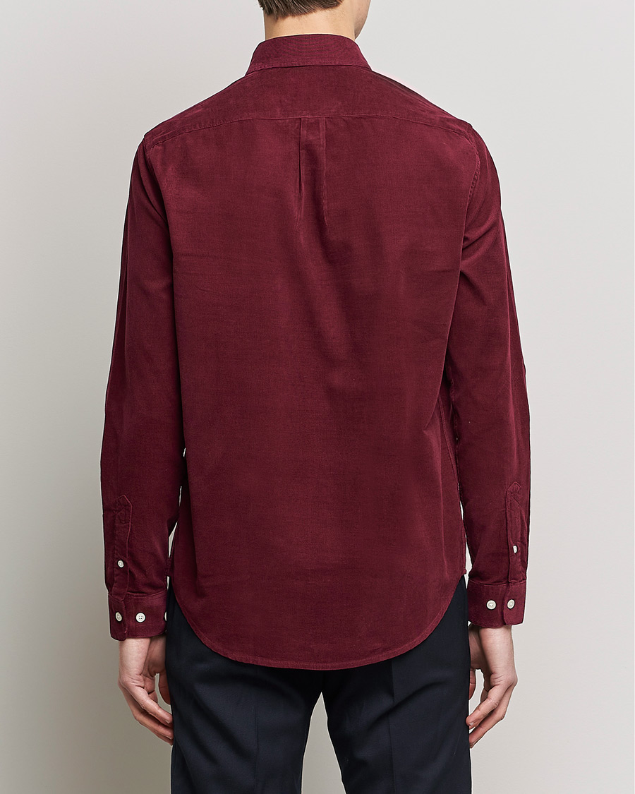 Herren | Hemden | Samsøe Samsøe | Samsøe & Samsøe Liam Organic Cotton Corduroy Shirt Windsor Wine