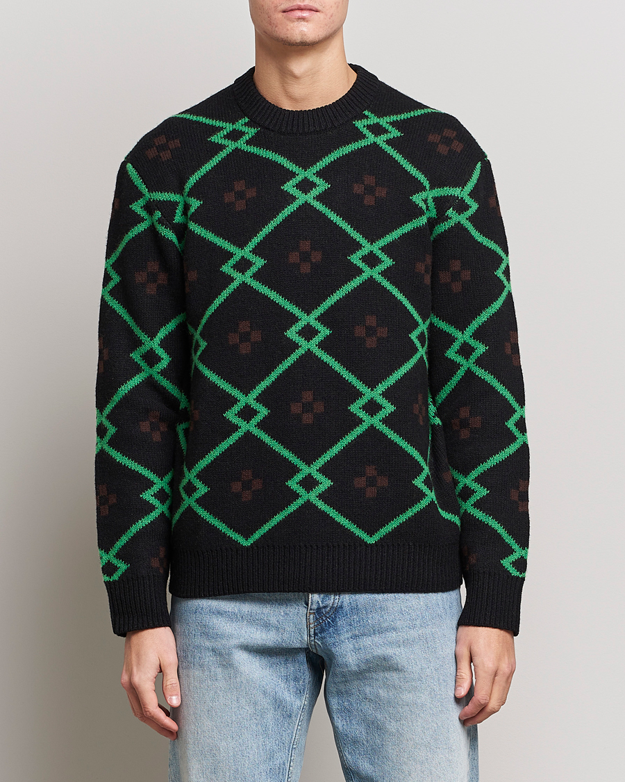 Herren | Pullover | Samsøe Samsøe | Samsøe & Samsøe Seren Wool Crew Neck Medium Green
