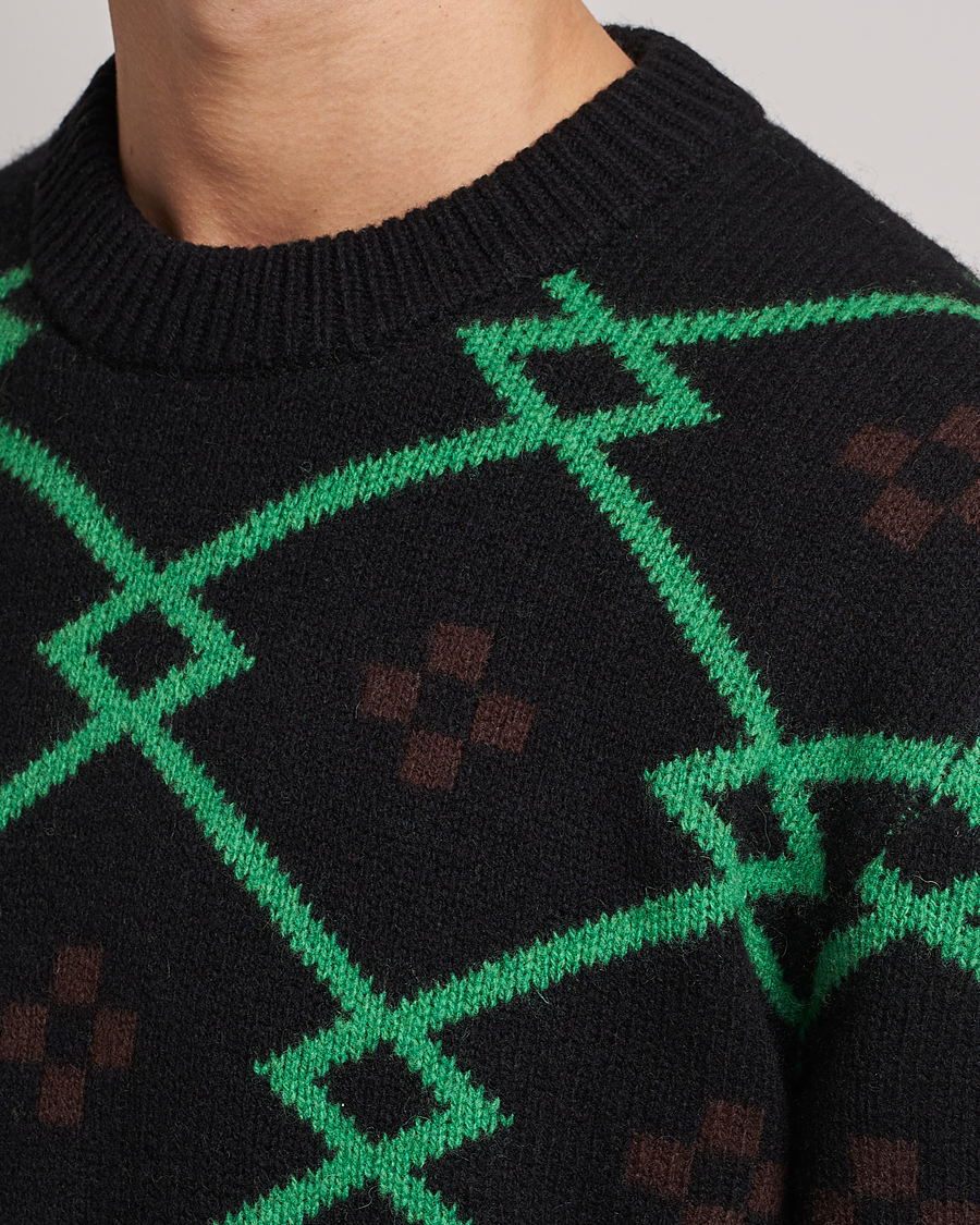 Herren | Pullover | Samsøe Samsøe | Samsøe & Samsøe Seren Wool Crew Neck Medium Green