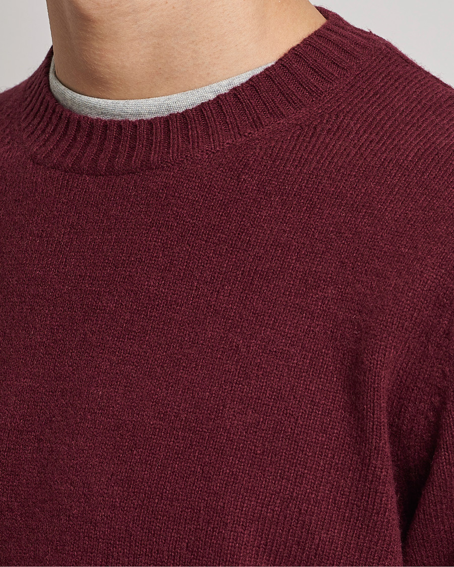 Herren | Pullover | Samsøe Samsøe | Samsøe & Samsøe Sylli Wool Crew Neck Windsor Wine