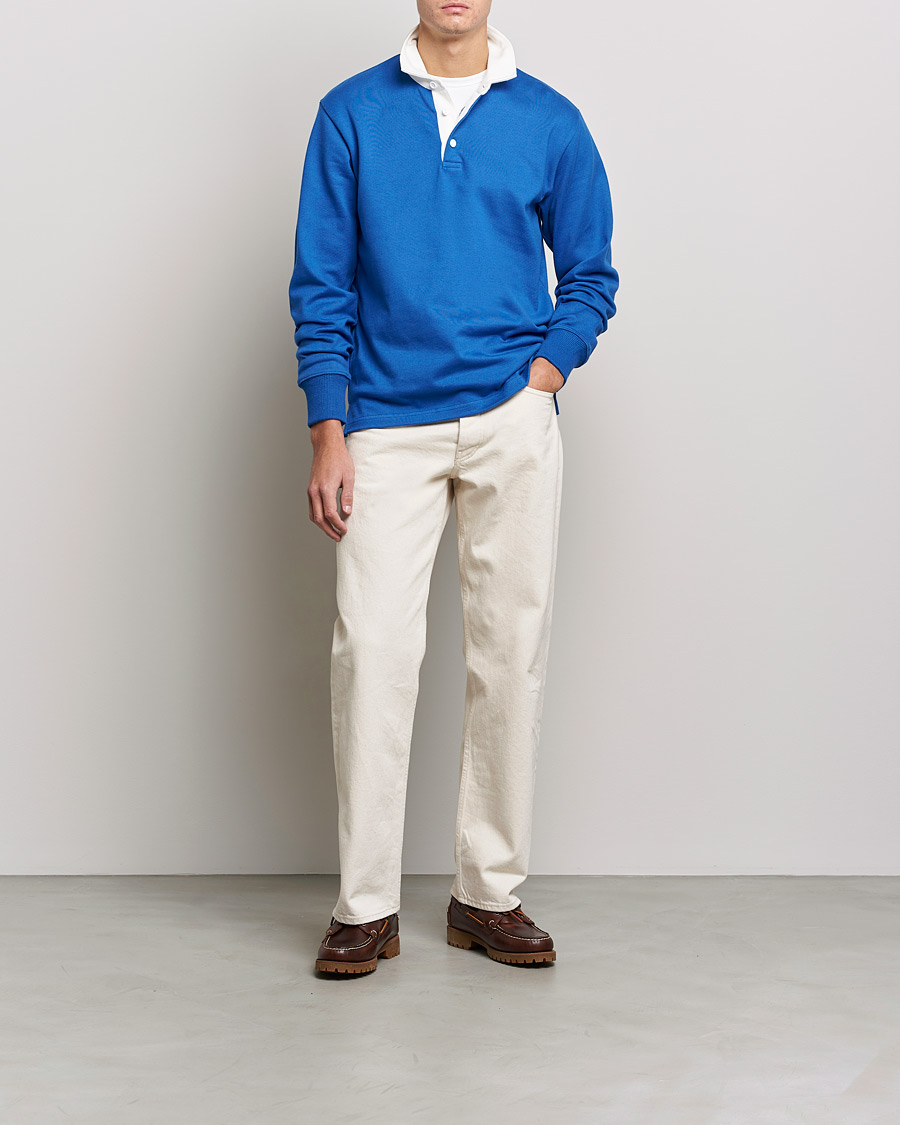 Herren | Pullover | Rowing Blazers | Ametora Dad Rugby Durham Blue