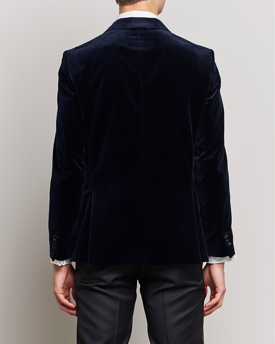 Herren | Sakkos | BOSS BLACK | Hutson Velvet Tuxedo Blazer Dark Blue