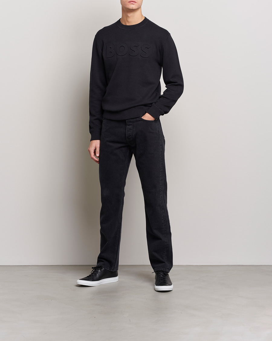 Herren | Pullover | BOSS BLACK | Foccus Knitted Sweater Black