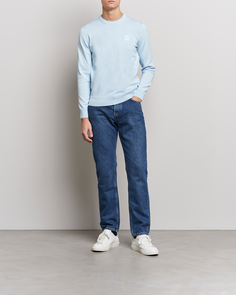 Herren | Pullover | BOSS ORANGE | Kanovano Knitted Sweater Open Blue