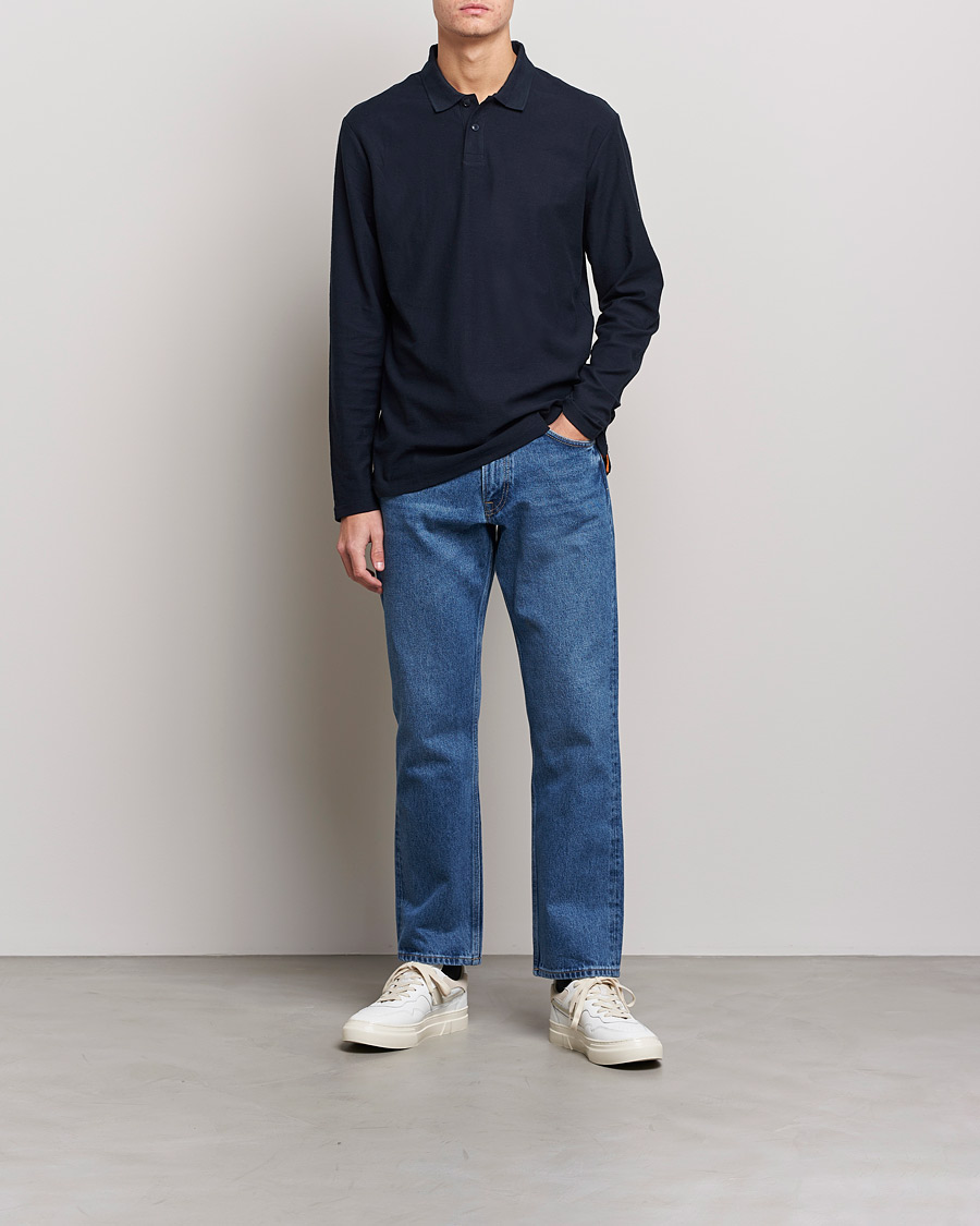 Herren | Pullover | BOSS ORANGE | Pecollege Knitted Polo Dark Blue