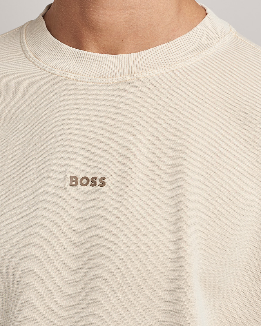 Herren | Pullover | BOSS ORANGE | Wefade Logo Sweatshirt Open White