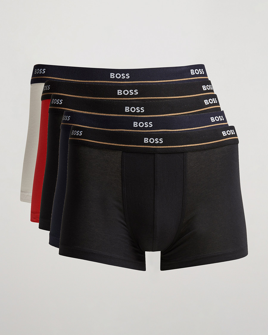 Herren | Unterwäsche | BOSS BLACK | 5-Pack Trunk Boxer Shorts Multi