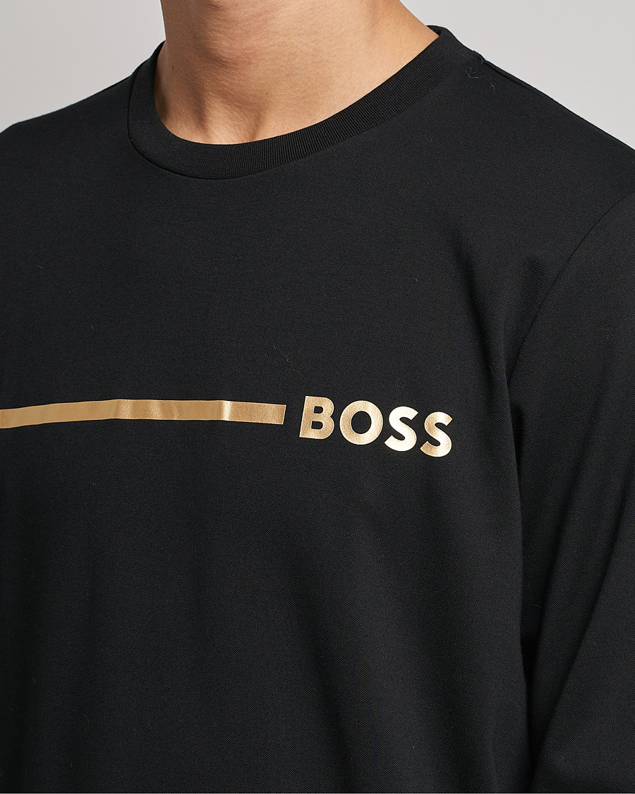 Herren | Pullover | BOSS BLACK | Tracksuit Sweatshirt Black/Gold