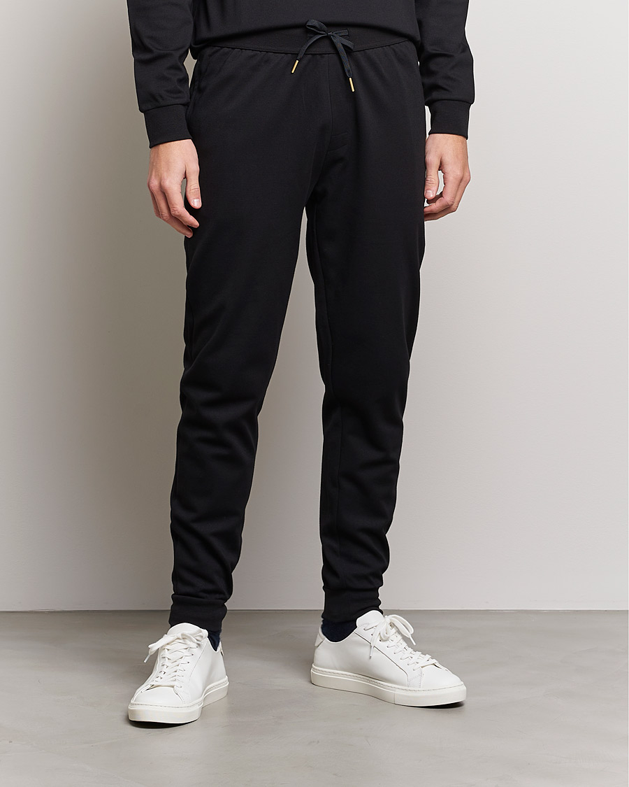 Herren | Hosen | BOSS BLACK | Tracksuit Sweatpants Black/Gold