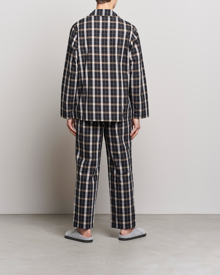 Herren | Urban Checked Pyjama Set Black/Beige | BOSS BLACK | Urban Checked Pyjama Set Black/Beige