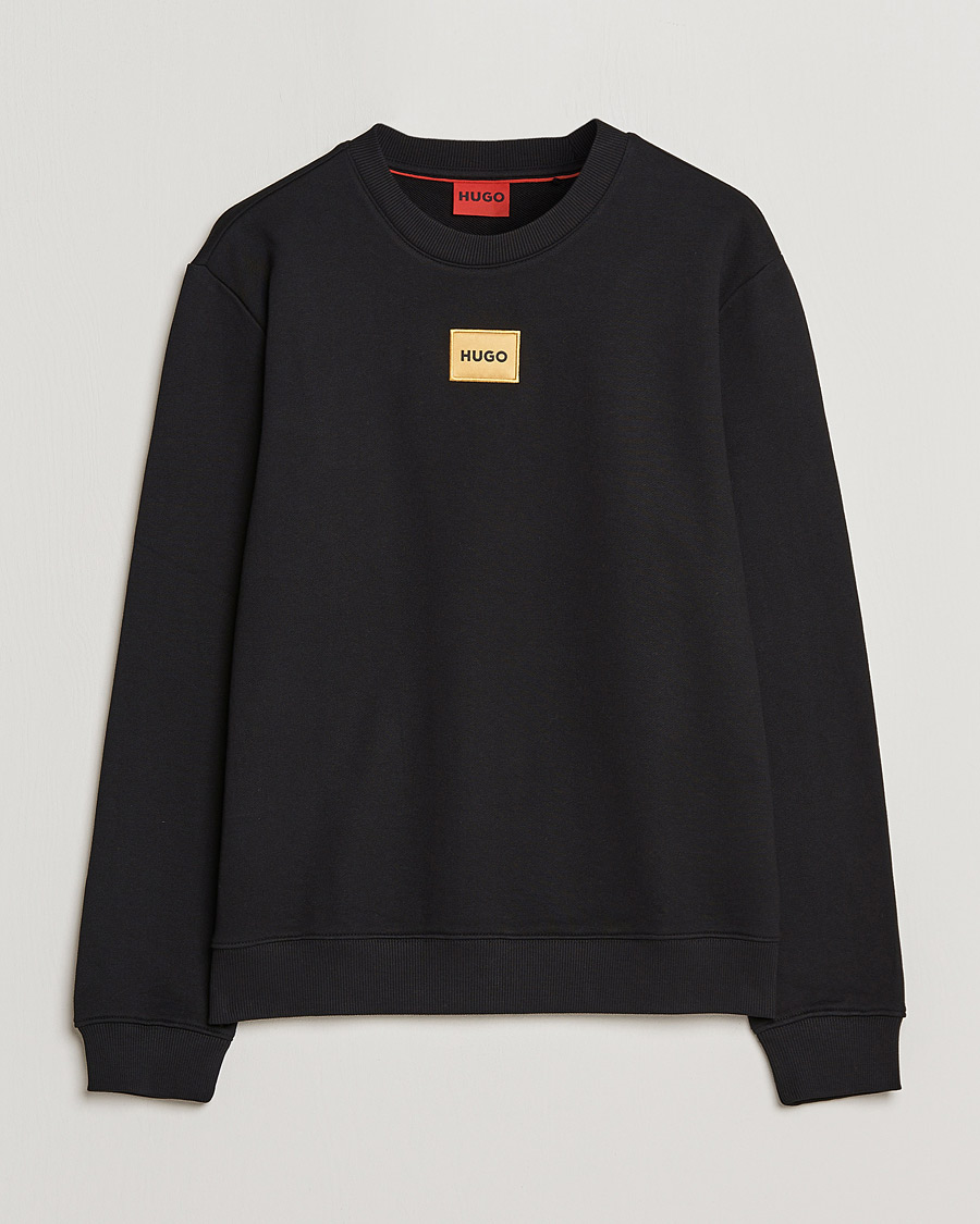 Herren | Pullover | HUGO | Diragol Crew Neck Sweatshirt Black