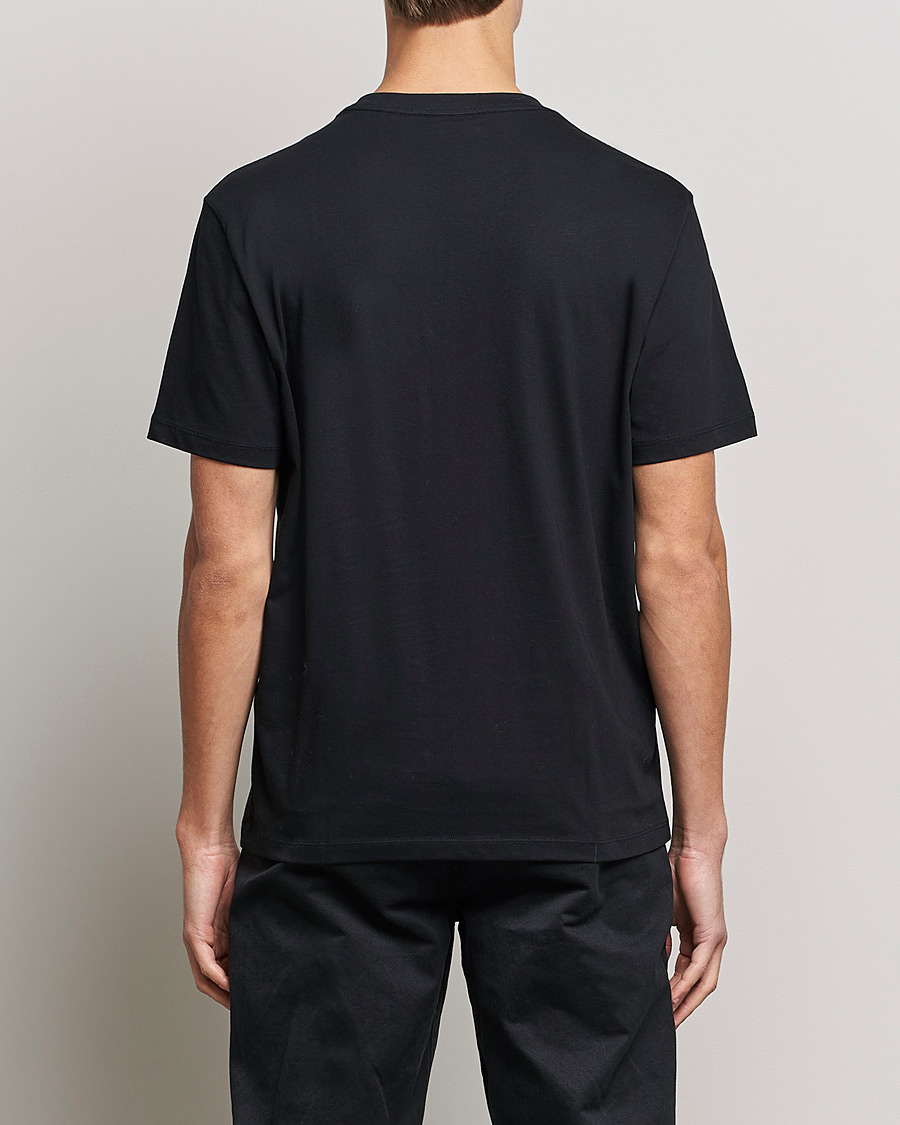 Herren | T-Shirts | HUGO | Deetah Logo Crew Neck T-Shirt Black