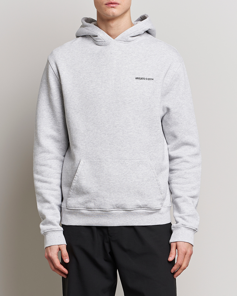 Herren | Pullover | Axel Arigato | Monogram Hoodie Grey Melange
