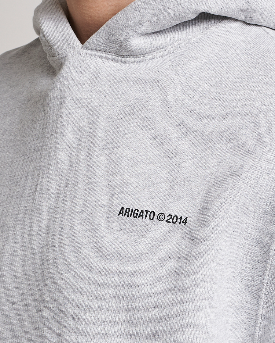 Herren | Pullover | Axel Arigato | Monogram Hoodie Grey Melange