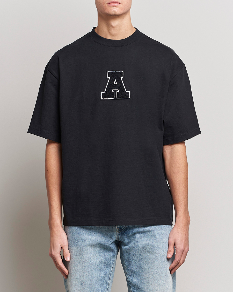Herren | T-Shirts | Axel Arigato | College A T-Shirt Black