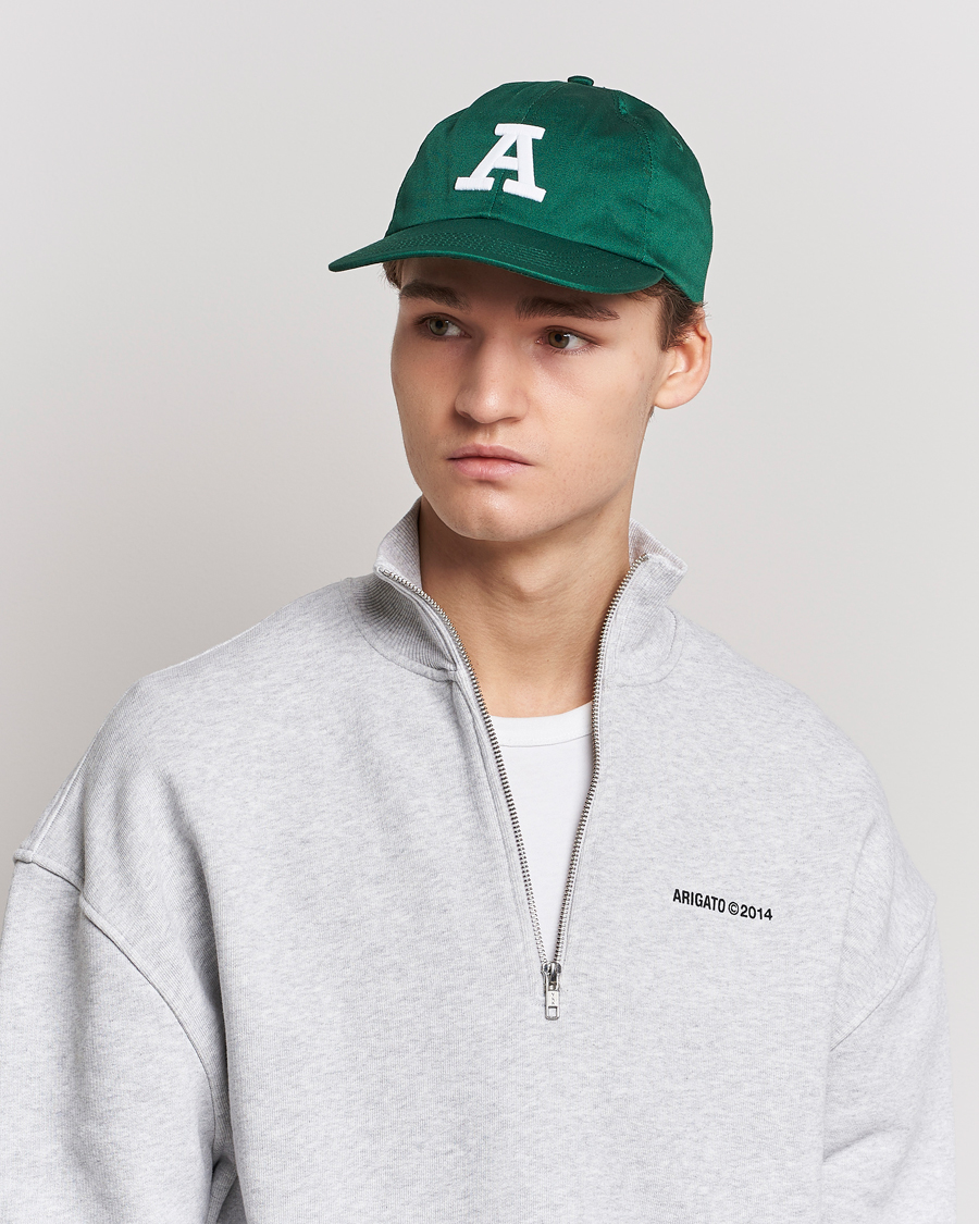 Herren | Axel Arigato Varsity A Flat Cap College Green | Axel Arigato | Varsity A Flat Cap College Green