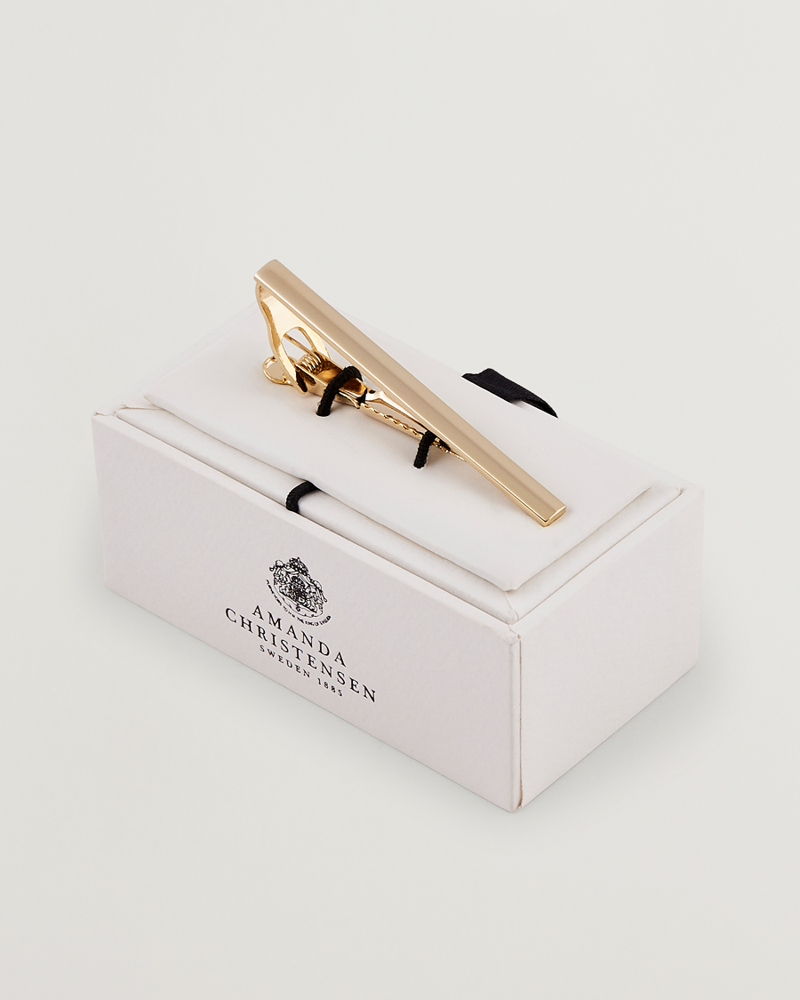 Herren | Amanda Christensen Tie Clip Gold | Amanda Christensen | Tie Clip Gold