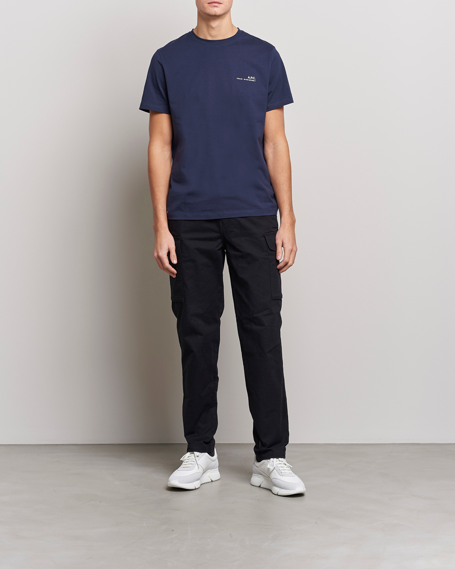 Herren | T-Shirts | A.P.C. | Item T-Shirt Navy