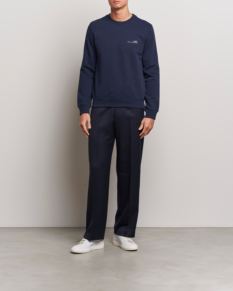 Herren | Pullover | A.P.C. | Item Sweatshirt Navy