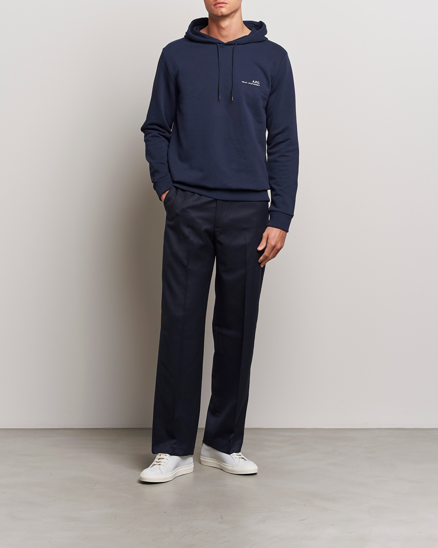Herren | Pullover | A.P.C. | Item Hoodie Navy