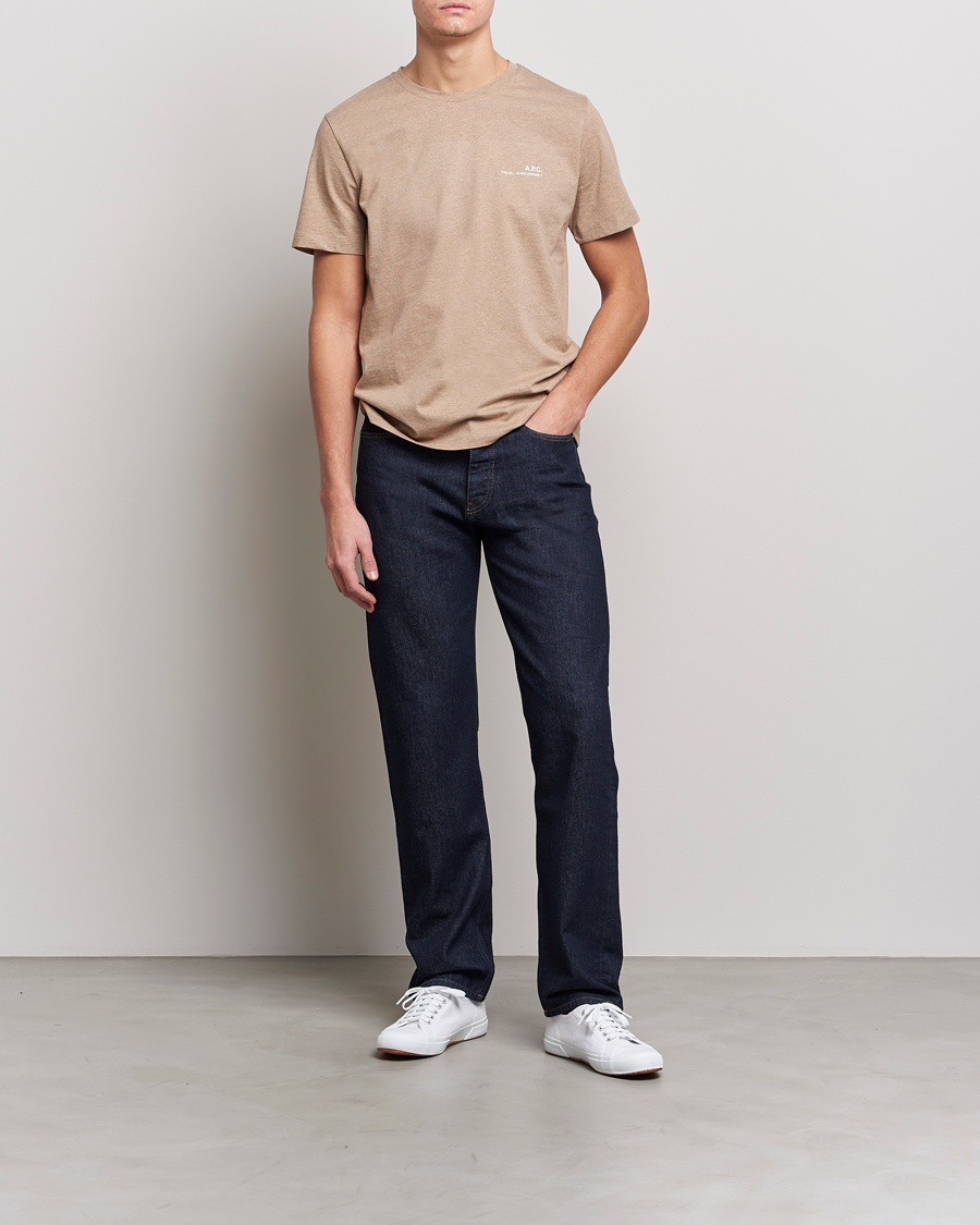 Herren | T-Shirts | A.P.C. | Item T-Shirt Heather Beige