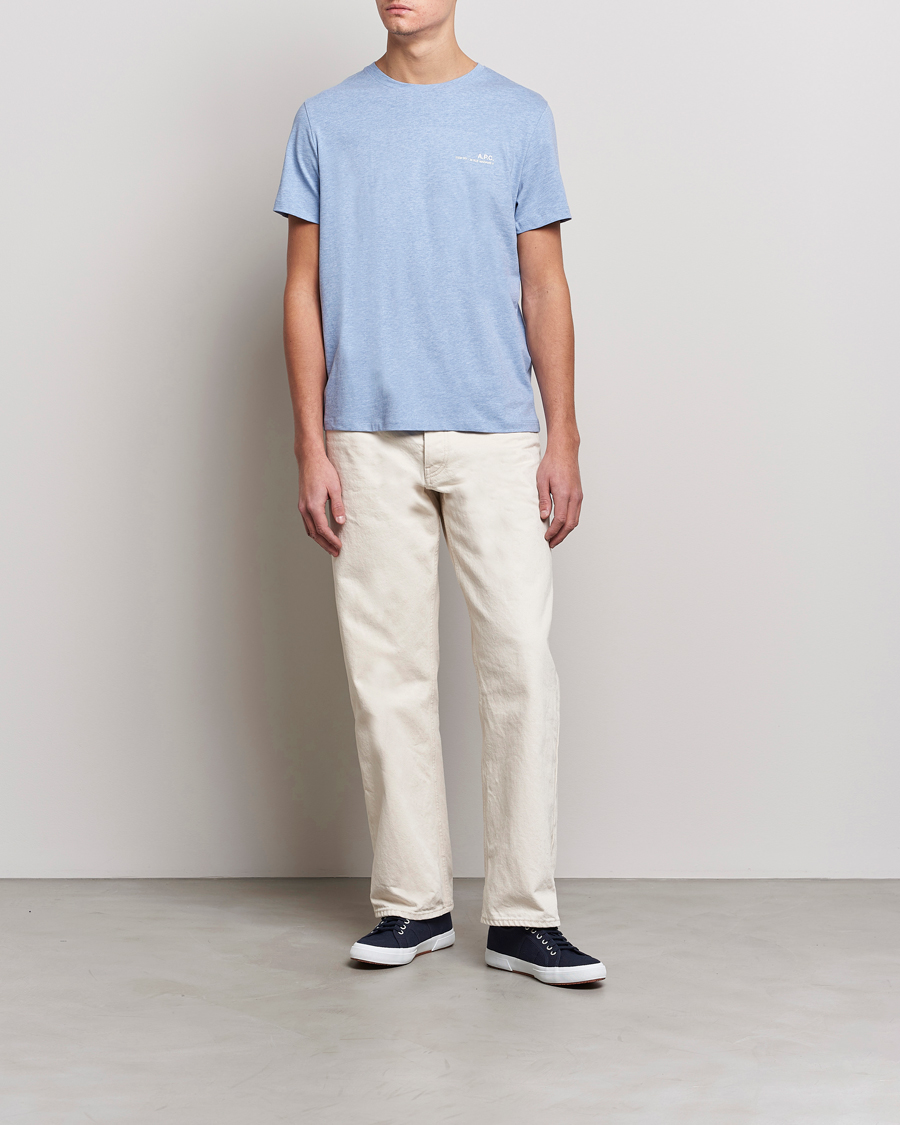 Herren | T-Shirts | A.P.C. | Item T-Shirt Bleu Ciel
