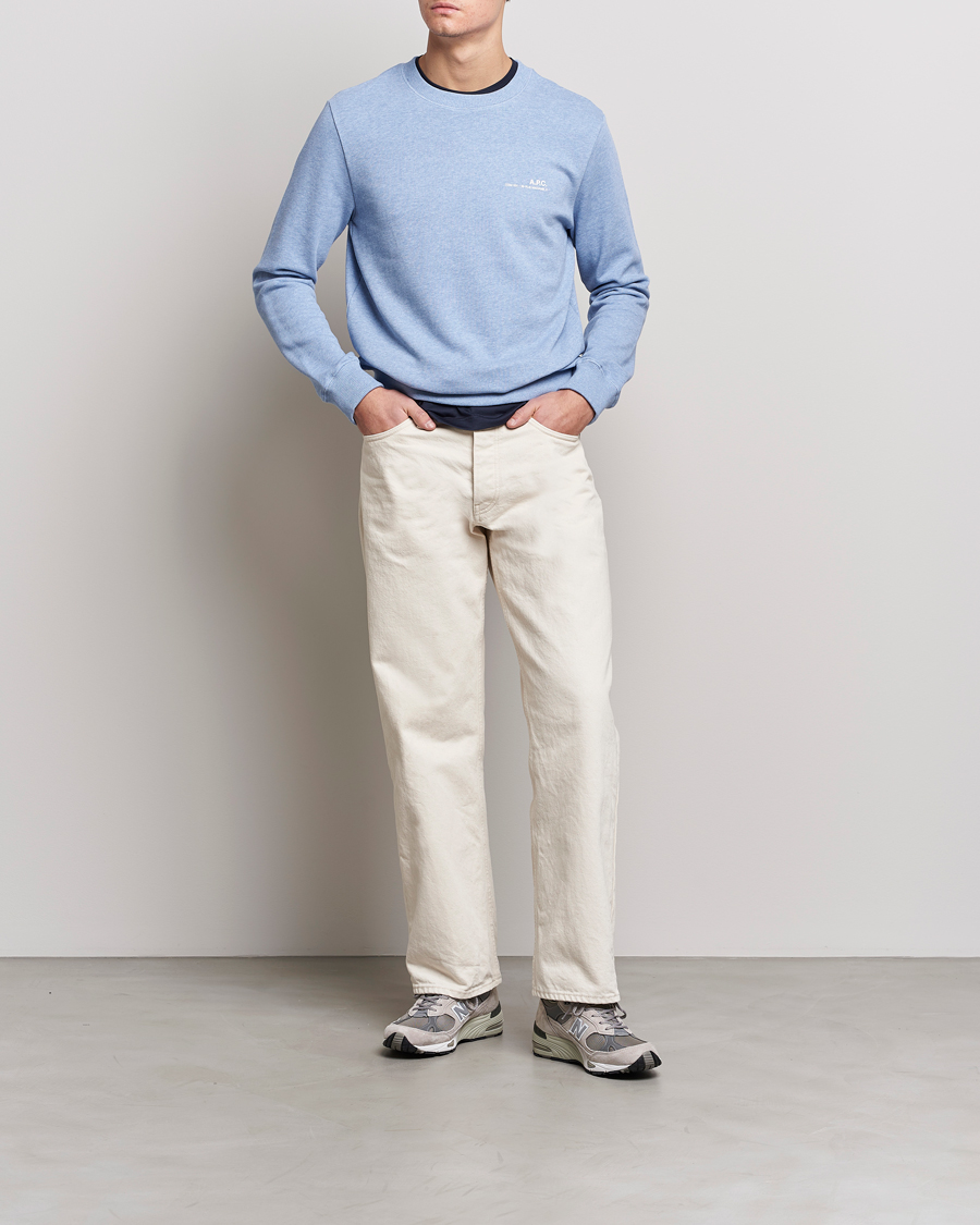 Herren | Pullover | A.P.C. | Item Sweatshirt Bleu Ciel