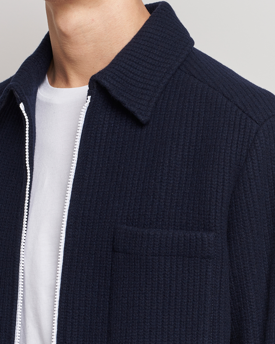 Herren | Jacken | A.P.C. | Wool Blouson Jacket Navy
