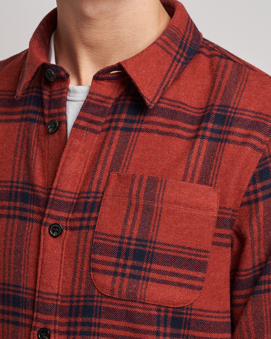 Herren | Hemden | A.P.C. | Trek Heavy Overshirt Brick Red