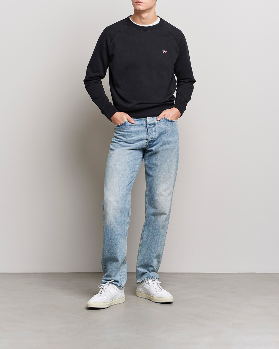 Herren | Pullover | Maison Kitsuné | Tricolor Fox Sweatshirt Black
