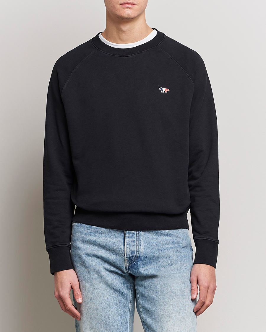 Herren | Pullover | Maison Kitsuné | Tricolor Fox Sweatshirt Black
