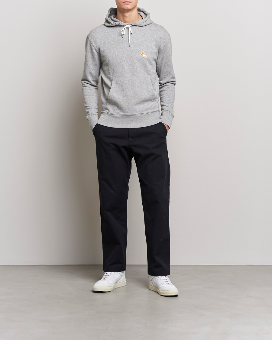 Herren | Pullover | Maison Kitsuné | Chillax Fox Hoodie Light Grey