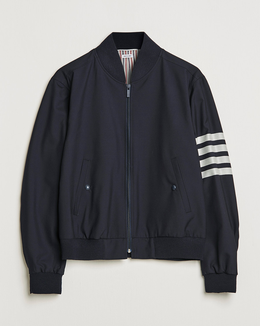 Herren | Jacken | Thom Browne | 4-Bar Blouson Jacket Navy