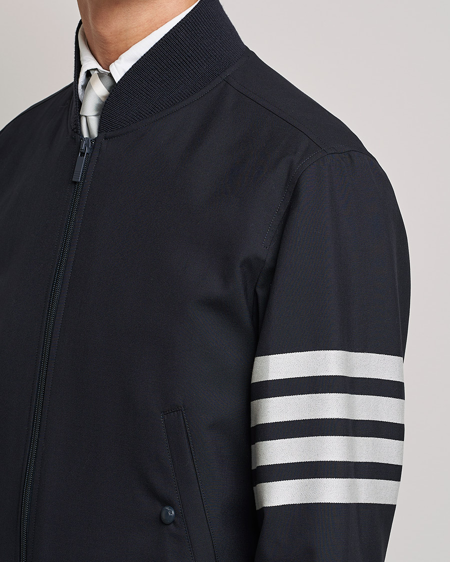 Herren | Jacken | Thom Browne | 4-Bar Blouson Jacket Navy