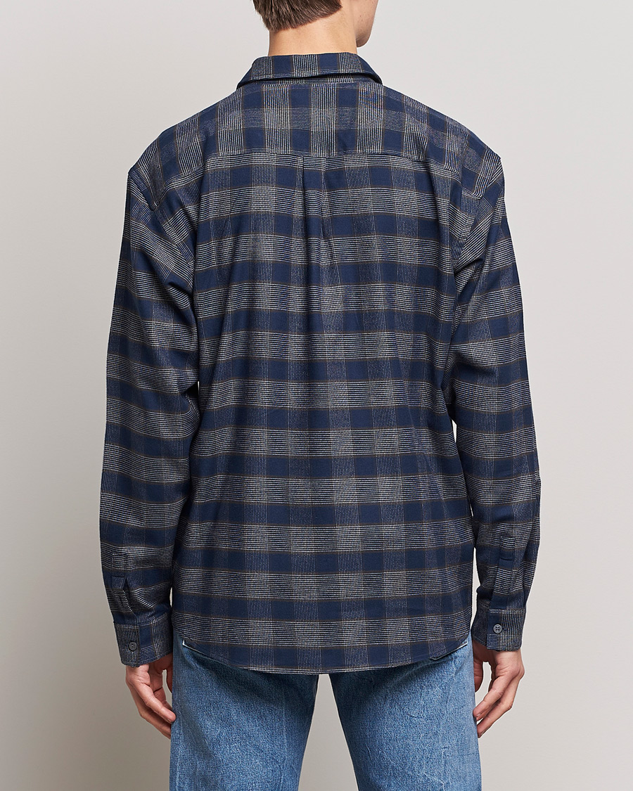 Herren | Hemden | Lyle & Scott | Checked Cotton Shirt Dark Navy