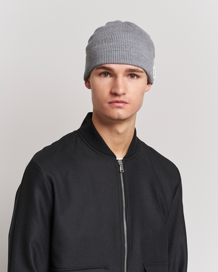 Herren | Tiger of Sweden Hedqvist Merino Wool Beanie Grey Melange | Tiger of Sweden | Hedqvist Merino Wool Beanie Grey Melange