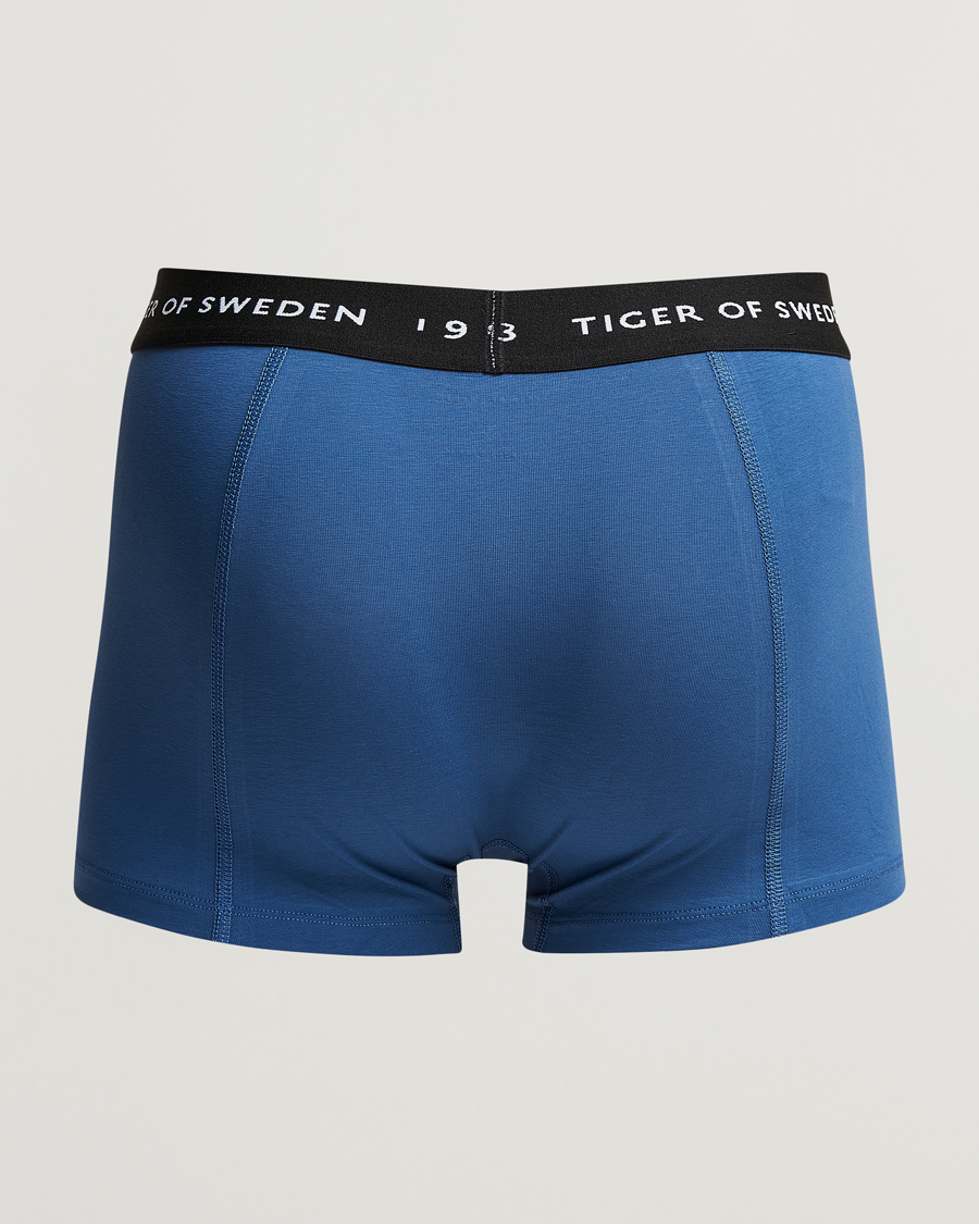Herren | Unterwäsche | Tiger of Sweden | Hermod 3-Pack Organic Cotton Trunck Blue Black