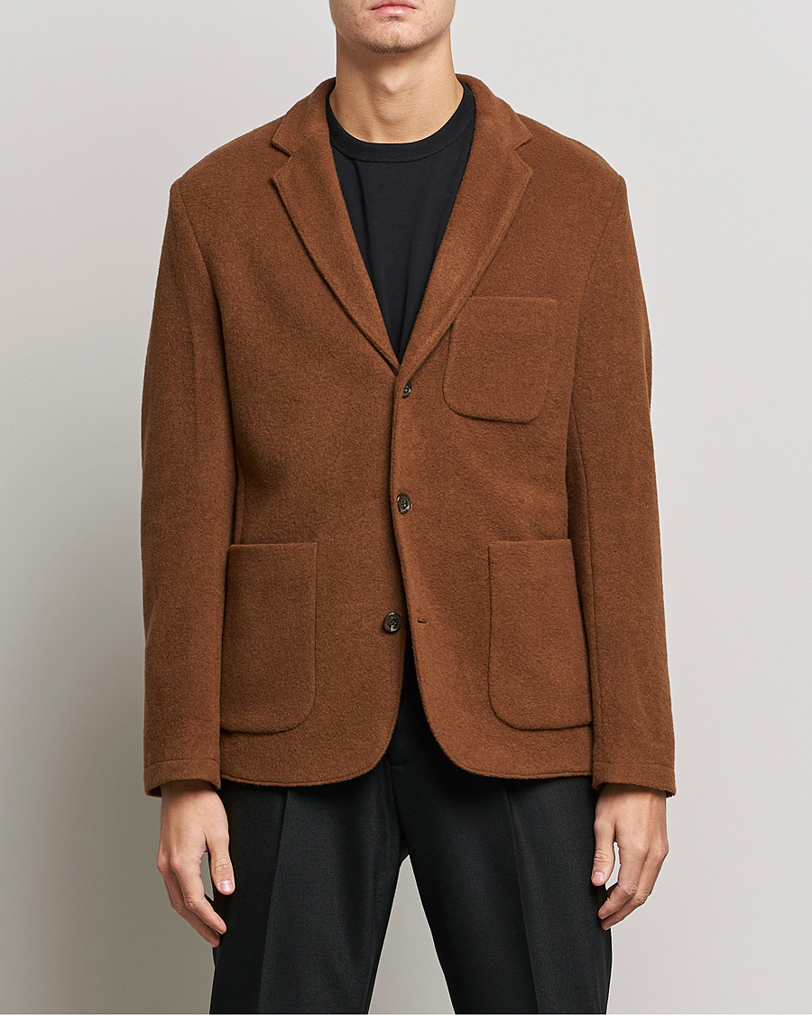 Herren | Sakkos | J.Lindeberg | Carlton Wool Cardigan Blazer Chipmunk