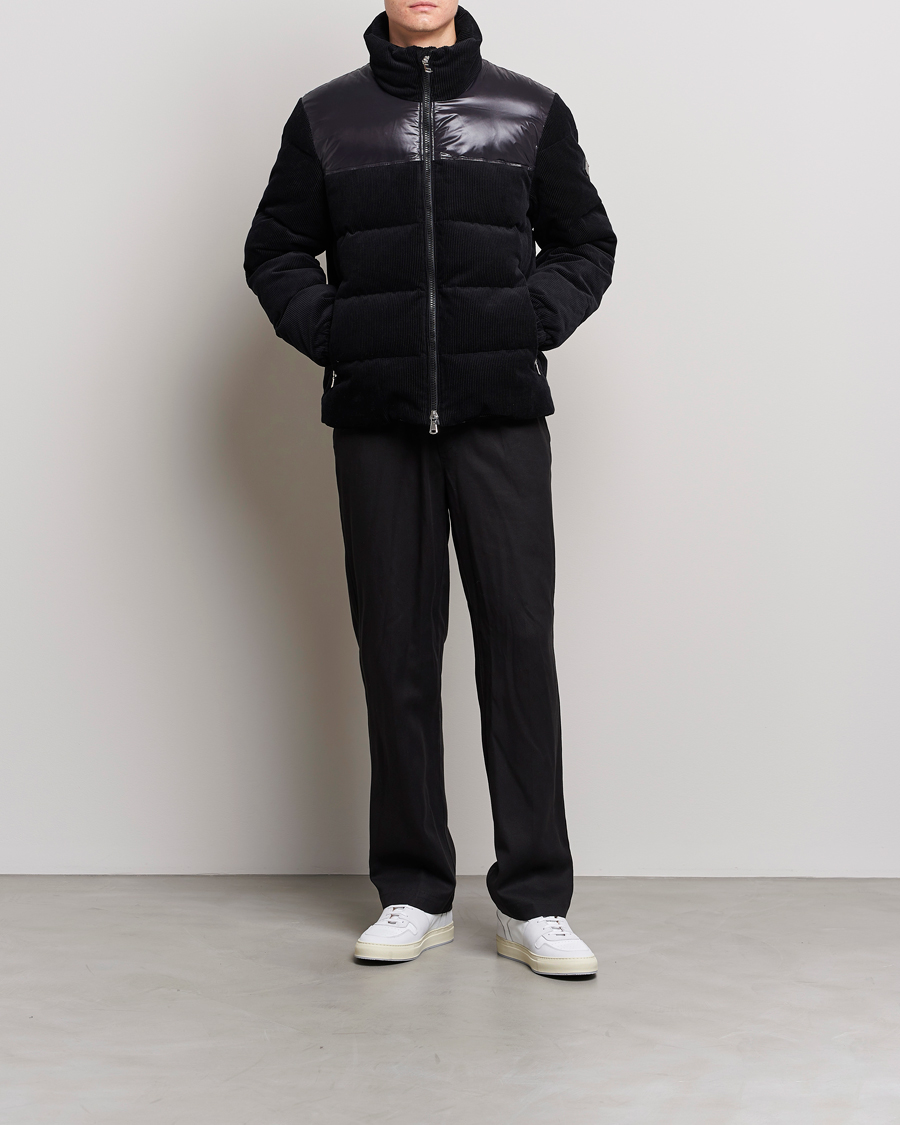 Herren | Jacken | J.Lindeberg | Baker Cord Down Jacket Black