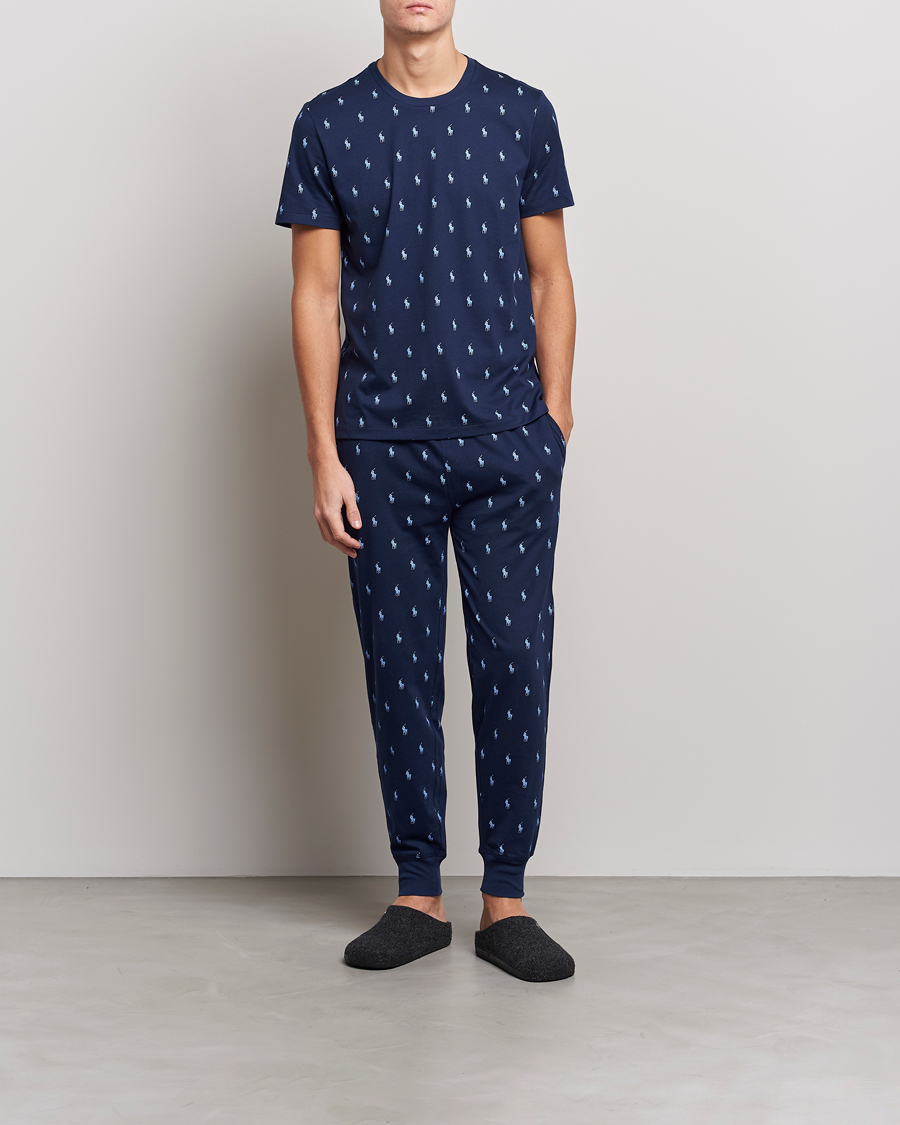 Herren | Schlafanzüge & Bademäntel | Polo Ralph Lauren | Printed Pony Pyjama Pants Navy