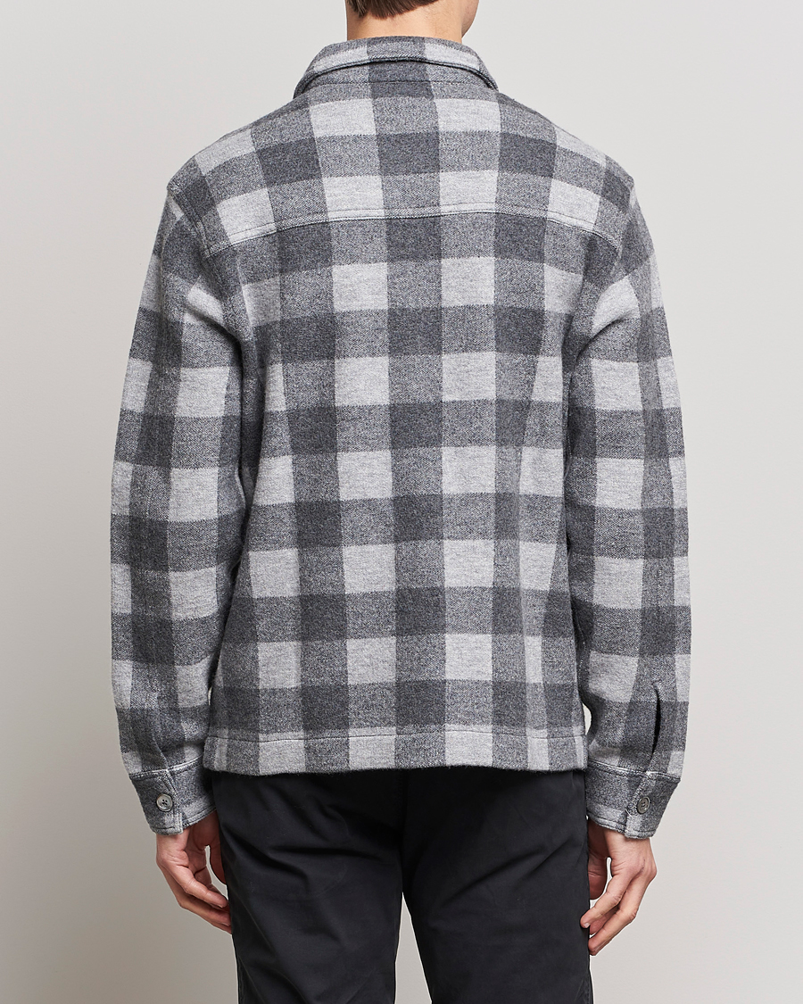 Herren | Hemden | Polo Ralph Lauren | Checked Wool Overshirt Jacket Grey Multi